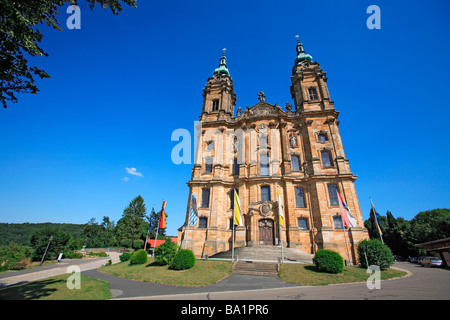 Pilgrimchurch von vierzehnheiligen bei Bad Staffelstein oberfraenkischen Bayern Deutschland Stockfoto