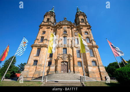 Pilgrimchurch von vierzehnheiligen bei Bad Staffelstein oberfraenkischen Bayern Deutschland Stockfoto