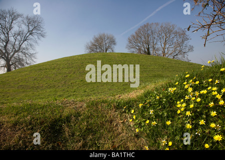 Navan Fort Bronzezeitalter Erdarbeiten Grafschaft Armagh Nordirland Vereinigtes Königreich Stockfoto