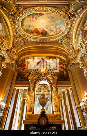 GRAND FOYER OPER GARNIER PARIS Stockfoto