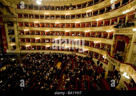 Opernhaus La Scala in Mailand Italien Stockfoto