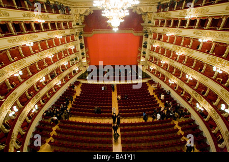 Opernhaus La Scala in Mailand Italien Stockfoto