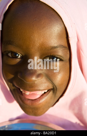 Lächelnde malischen Mädchen Djenne Mali Westafrika Stockfoto