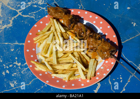 Hammel-Spieße in Timbuktu Mali Stockfoto