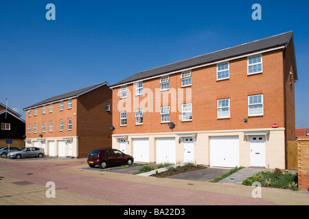 Modernes Reihenhaus befindet sich in Kent, England Stockfoto