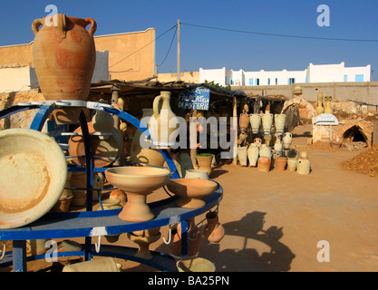 Tunesien Djerba Kallala Keramik Stockfoto