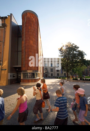 Polen Krakau Wyspianski Pavillon 2000 auf Grodzka-Straße Stockfoto