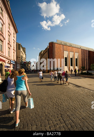 Polen Krakau Wyspianski Pavillon 2000 auf Grodzka-Straße Stockfoto