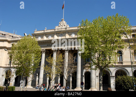 Börse, Madrid, Spanien Stockfoto