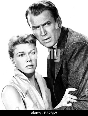 DER Mann, der zuviel WUßTE 1956 Paramount Film mit Doris Day und James Stewart Stockfoto