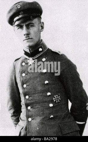 ERWIN ROMMEL (1891 – 1944), deutscher Soldat und spätere Feldmarschall fotografiert während des ersten Weltkriegs Stockfoto