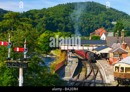 Llangollen Railway Station Llangollen Denbighshire Nordwales Stockfoto