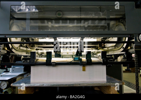 Typografie-Druckmaschine Stockfoto