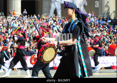 Washington DC The National Cherry Blossom Festival und Parade am Constitution Avenue Stockfoto