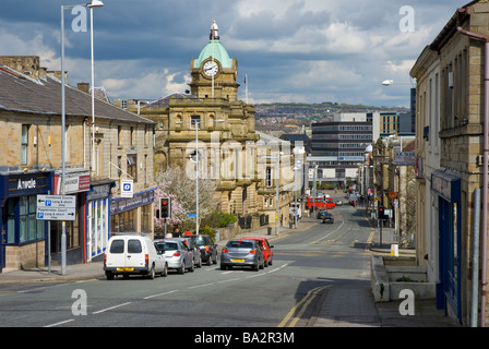 Das Rathaus am Manchester Road, Burnley, Lancashire, England UK Stockfoto