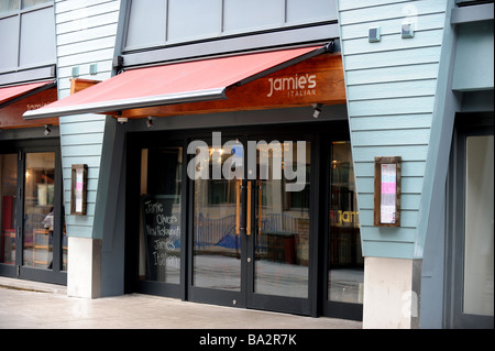 Jamie Olivers neues Italienisches Restaurant in brighton Stockfoto