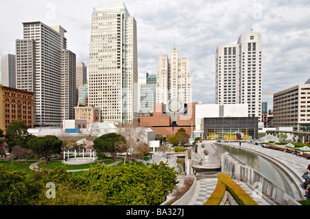 San Francisco, Yerba Buena Center und Museum of Modern Art SF Stockfoto