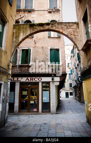 Calle heutigen. Sestiere San Polo. Venedig, Italien. Stockfoto