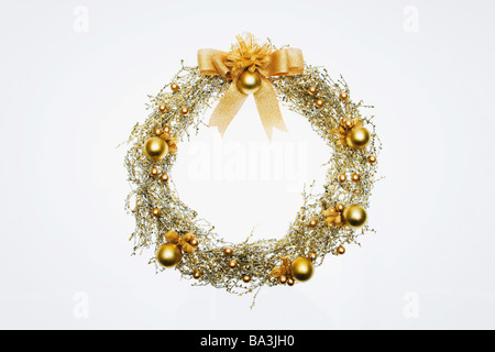 Weihnachtskranz Stockfoto