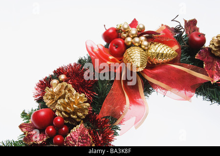 Weihnachtskranz Stockfoto