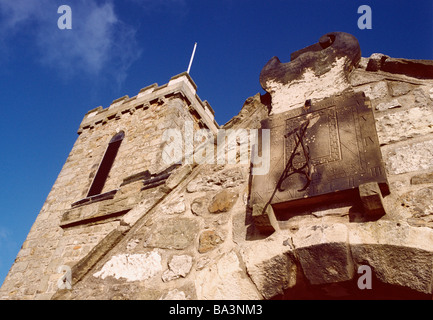 St Mary's church Seaham - Sonnenuhr, North East England, Großbritannien Stockfoto