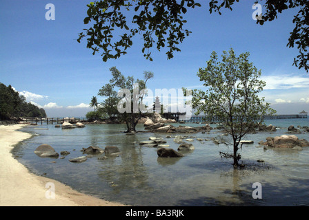 Turi Beach, Noysa, Batam, Indonesien. Stockfoto