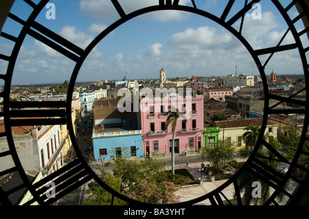 Kuba Camaguay Blick vom Glockenturm der Kathedrale von unserer lieben Frau von Candelaria Catedral de Nuestra Señora De La Candelaria Stockfoto