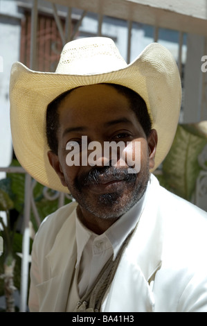 Kuba-Santiago de Cuba Sänger Benny Billy März 2009 Stockfoto