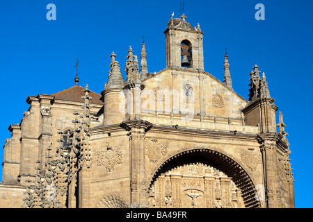 Plateresken Fassade der Kirche San Esteban, Salamanca, Spanien Stockfoto