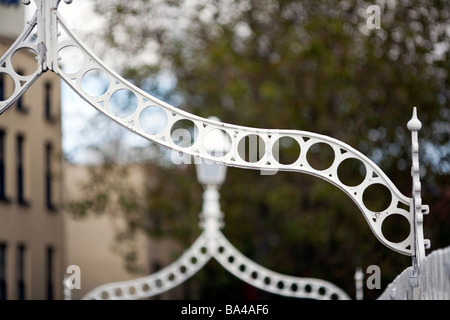 Ha detail Penny Bridge Half Penny Bridge Dublin Irland Stockfoto