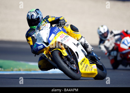 Motorrad-Rennsport, Jerez De La Frontera, Spanien Stockfoto