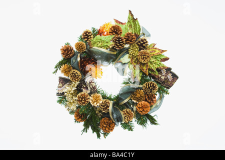 Weihnachtskranz Stockfoto