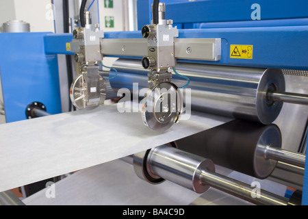 Produktionsanlagen Führung-Zylinder detail Industrie-Industrie Wissenschaft Produktion Produktion-Installationsprozess Stockfoto