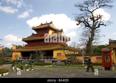 Mieu Tempel in der kaiserlichen Zitadelle von Hue, Vietnam Stockfoto