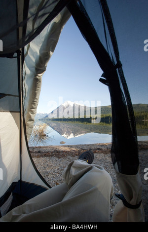 Campingplatz am See Wenatchee - Staatspark Lake Wenatchee, Washington Stockfoto