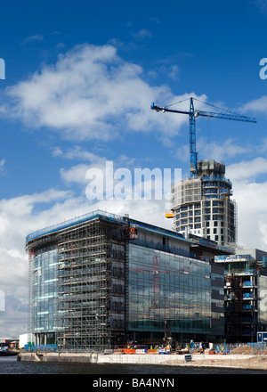 UK England Salford Quays Medienstadt neue BBC zentrale gebaut 2009 Stockfoto