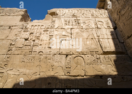 Befreiung von den Tempel des Khnonsu am Karnak-Tempel, Luxor, Ägypten Stockfoto