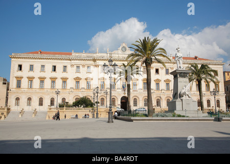 Piazza Italia, Sassari, Sardinien, Italien Stockfoto