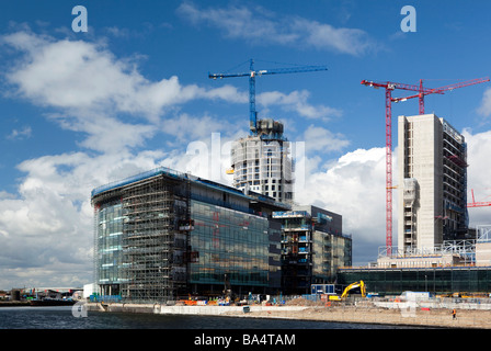 UK England Salford Quays Medienstadt neue BBC zentrale gebaut 2009 Stockfoto