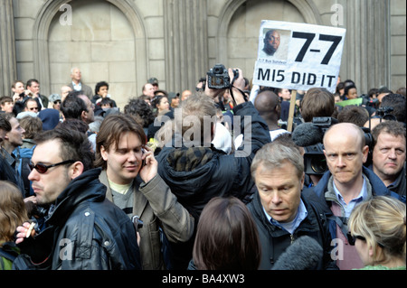 G20-Proteste London - 1. April 2009 Stockfoto