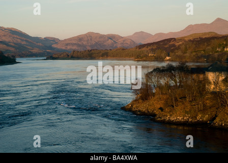 Fällt der Lora, Loch Etive, Oban, Schottland Stockfoto