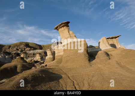 Seltsam geformte Felsen in Kanada Stockfoto