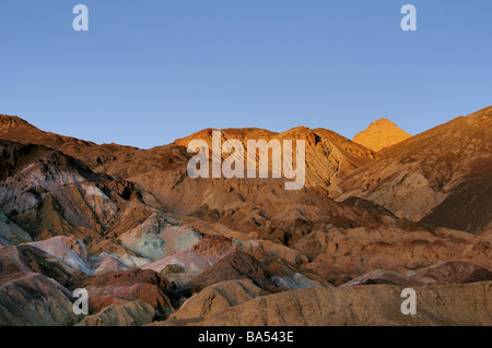 "Künstler-Palette" auf der beliebten "Artist Drive" in Death Valley Nationalpark, USA. Bild mit hoher Auflösung Stockfoto