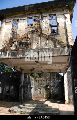 Lange Hung Church ist eine nationale Reliquie in der Stadt von Quang Tri-Vietnam Stockfoto