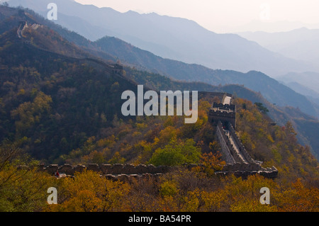 China Great Wall Herbst-Saison Stockfoto
