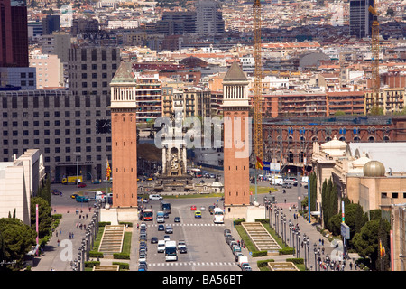 Torres venezianischen Barcelona Catalunya Spanien Stockfoto