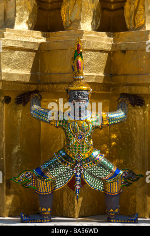 Details aus dem Grand Palace Bangkok Thailand Stockfoto