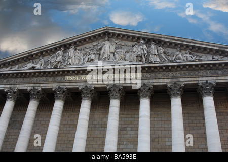 Nationalversammlung Nationale, das französische Parlament in Paris Stockfoto