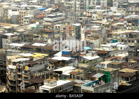 Gebäude in der Nähe von Vasco de Gama-Platz, Macau, China Stockfoto