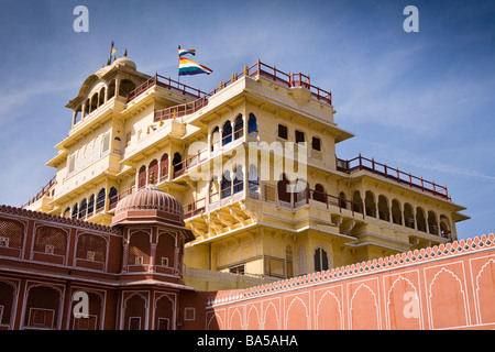 Chandra Mahal, auch bekannt als Moon Palace, City Palace, Jaipur, Rajasthan, Indien Stockfoto